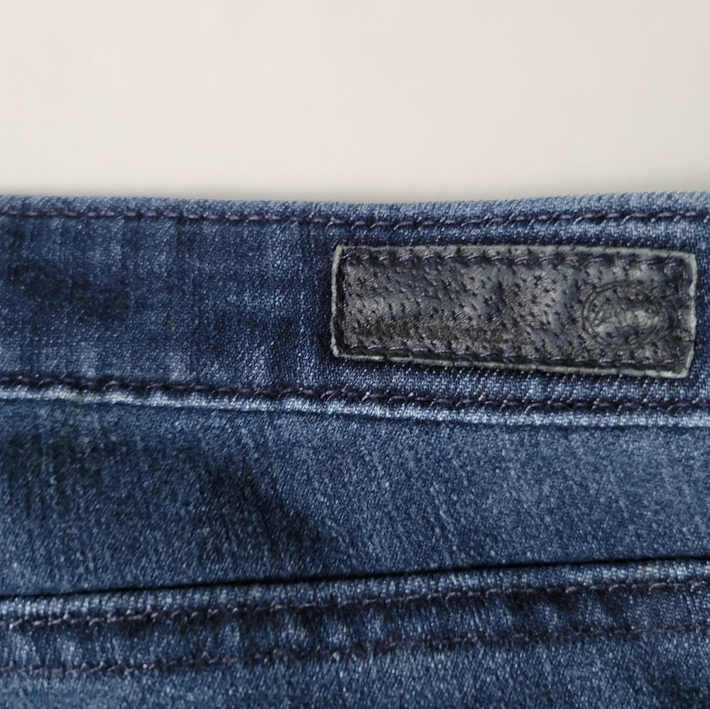 AG Adriano Goldschmied  The Stevie Mid rise Slim Straight Leg Size 32R - Picture 6 of 12